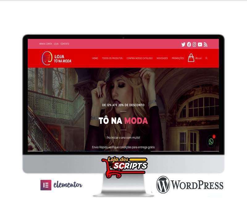 Loja Virtual To na moda-COD-9997