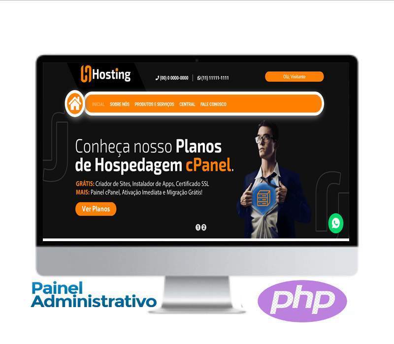 Site para Hosting em PHP - COD-7112