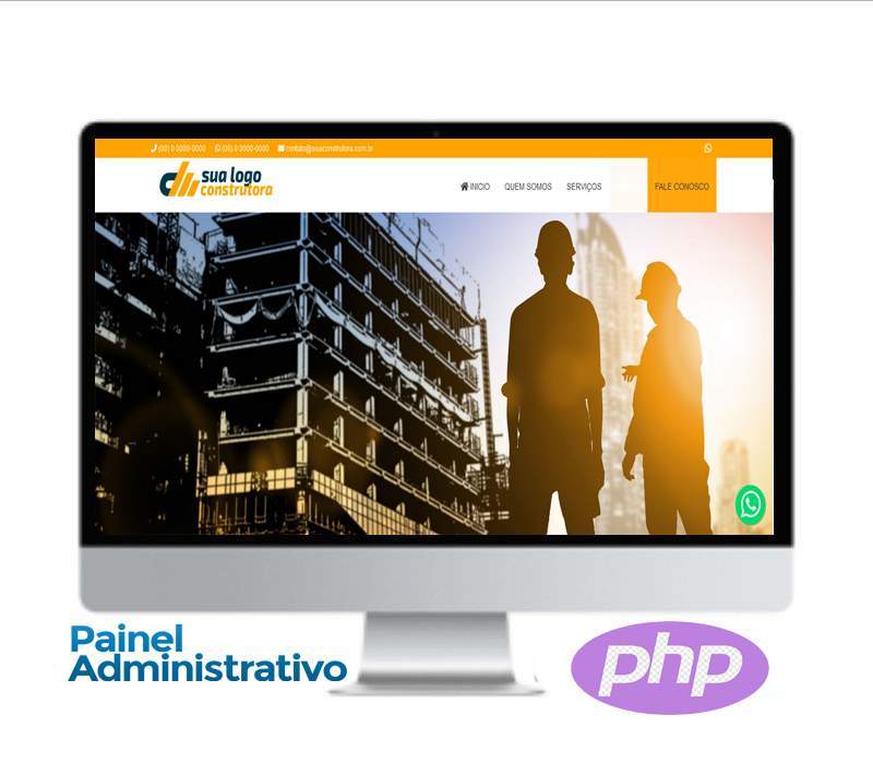 Site Pronto Para Construtoras -COD-1220