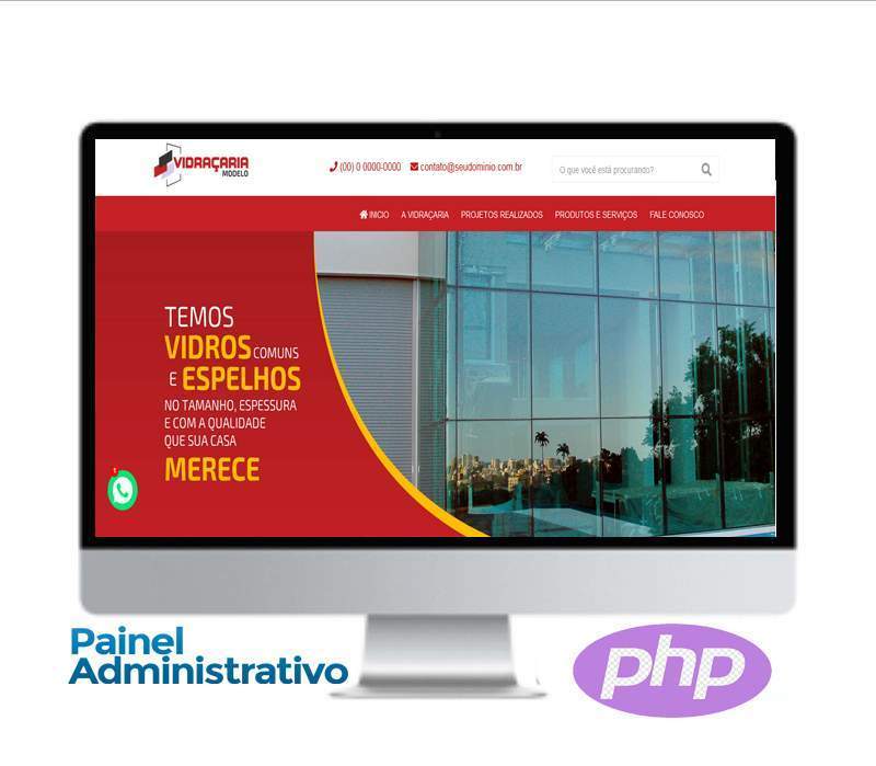 Site para Vidraçaria - COD-7782