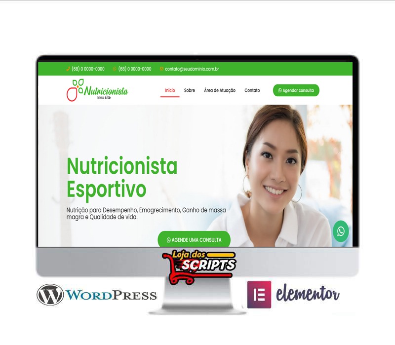 Site Para Nutricionista - COD-2997