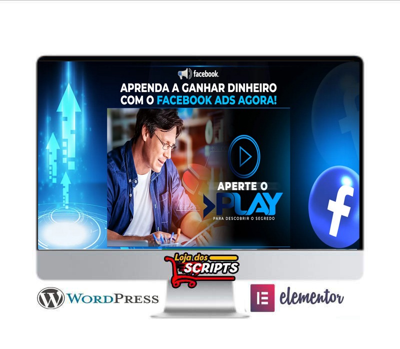 Landing Page Dinheiro com Facebook - COD-9307