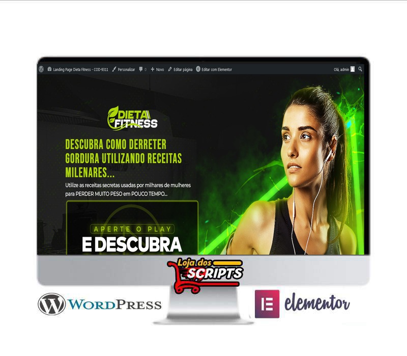 Landing Page Dieta Fitness - COD-9311