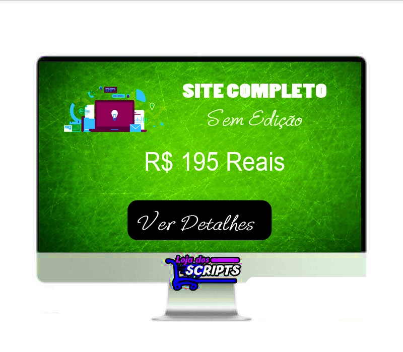 Sites pré prontos scripts